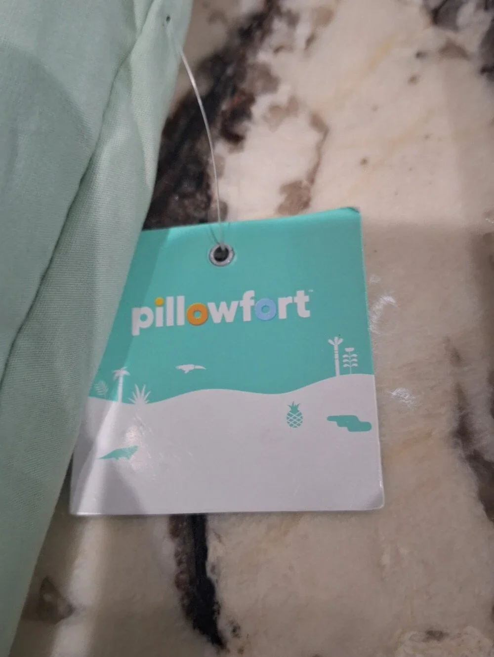 Pillowfort Mint Green TODDLER BED Sheet Set